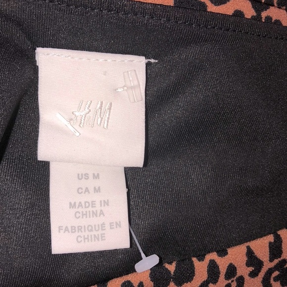 H&M size medium leopard print bodycon party dress - Picture 4 of 6